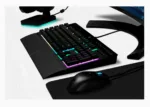 Corsair   Rubber Dome   Gaming Keyboard   K55 RGB PRO   Gaming keyboard   Wired   RGB LED light   US   Black