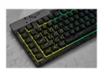 Corsair   Rubber Dome   Gaming Keyboard   K55 RGB PRO   Gaming keyboard   Wired   RGB LED light   US   Black