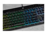 Corsair   Rubber Dome   Gaming Keyboard   K55 RGB PRO   Gaming keyboard   Wired   RGB LED light   US   Black