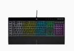 Corsair   Rubber Dome   Gaming Keyboard   K55 RGB PRO   Gaming keyboard   Wired   RGB LED light   US   Black