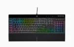 Corsair   Rubber Dome   Gaming Keyboard   K55 RGB PRO XT   Gaming keyboard   Wired   RGB LED light   US   Black