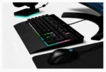 Corsair   Rubber Dome   Gaming Keyboard   K55 RGB PRO XT   Gaming keyboard   Wired   RGB LED light   US   Black