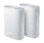 ZenWiFi AX Hybrid (XP4) (2pk White)   802.11ax   574+1201 Mbit/s   Ethernet LAN (RJ-45) ports 2   Mesh Support Yes   MU-MiMO Yes   1 x USB 3.0