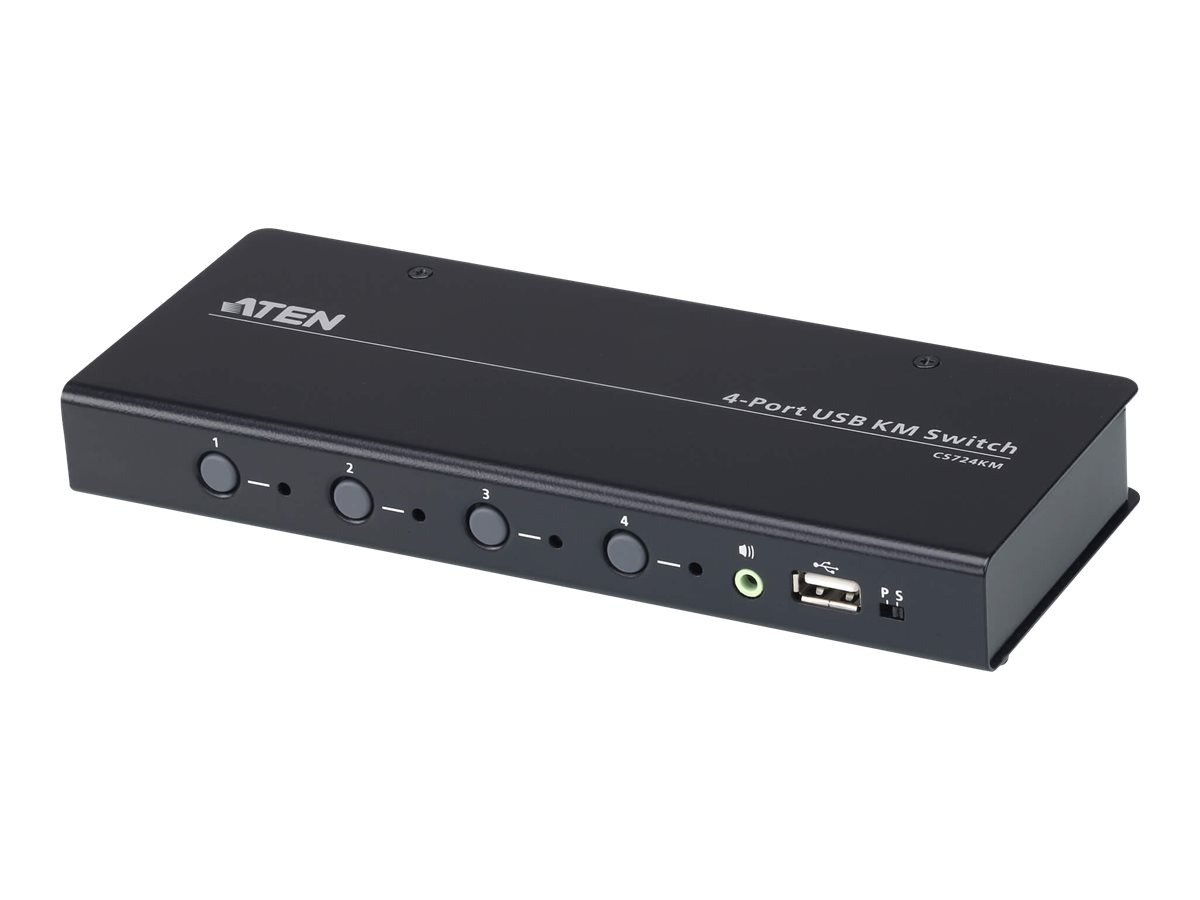 331318-cs724km-at-4719264646232-0.webp ATEN CS724KM-AT ATEN CS724K 4-port USB Boundless KM Switch (Cables included) Aten