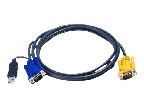 Aten   1.8M USB KVM Cable with 3 in 1 SPHD and built-in PS/2 to USB converter   2L-5202UP
