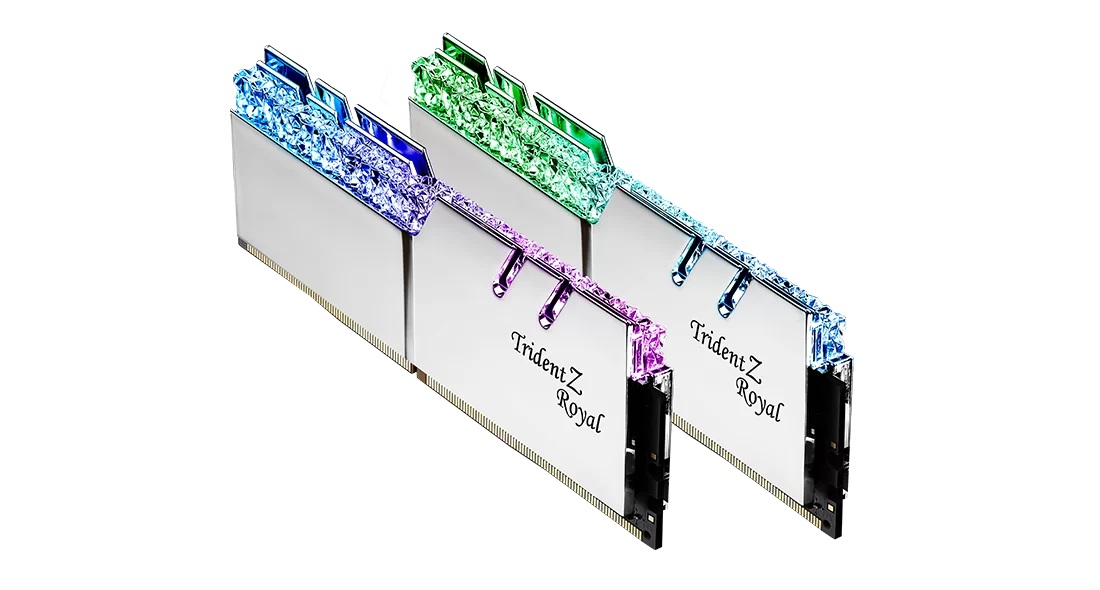 332933-f4-3600c16d-32gtrsc-4713294223548-0.webp G.Skill Trident Z Royal 32 (2x16GB) GB DDR4 3600 MHz PC/server Registered No ECC No