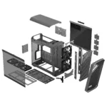 Fractal Design   Torrent Gray TG Light Tint   Gray   ATX