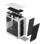 Fractal Design   Meshify 2 Compact Clear Tempered Glass   White   ATX