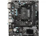MSI   A320M-A PRO   Processor family AMD   Processor socket AM4   DDR4   Memory slots 2   Supported hard disk drive interfaces SATA   Number of SATA connectors 4   Chipset AMD A320   m-ATX