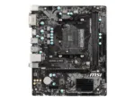 MSI   A320M-A PRO   Processor family AMD   Processor socket AM4   DDR4   Memory slots 2   Supported hard disk drive interfaces SATA   Number of SATA connectors 4   Chipset AMD A320   m-ATX