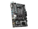 MSI   A320M-A PRO   Processor family AMD   Processor socket AM4   DDR4   Memory slots 2   Supported hard disk drive interfaces SATA   Number of SATA connectors 4   Chipset AMD A320   m-ATX