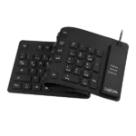 Logilink   Flexible waterproof Keyboard USB + PS/2   ID0019A   Flexible keyboard   Wired   DE   Black