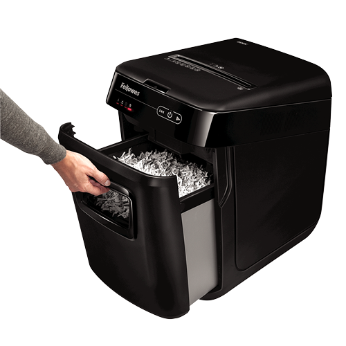 334694-4653601-043859676125-0.webp Cross-Cut AutoMax 200C Black Paper shredding Shredding CDs Credit cards shredding
