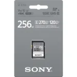 Sony   SF-E Series UHS-II SDXC Memory Card   SF-E256   256 GB   SDXC   Flash memory class 10