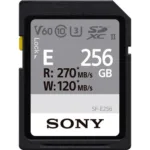 Sony   SF-E Series UHS-II SDXC Memory Card   SF-E256   256 GB   SDXC   Flash memory class 10