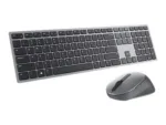 Dell   Premier Multi-Device Keyboard and Mouse   KM7321W   Keyboard and Mouse Set   Wireless   Batteries included   US   Titan grey   Wireless connection