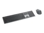 Dell   Premier Multi-Device Keyboard and Mouse   KM7321W   Keyboard and Mouse Set   Wireless   Batteries included   US   Titan grey   Wireless connection