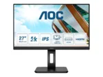 AOC   Monitor   U27P2   27 ”   IPS   UHD   16:9   60 Hz   4 ms   3840 x 2160   350 cd/m²   Headphone out (3.5mm)   Black   Warranty 36 month(s)