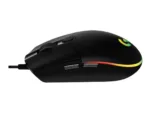 Pelė Logitech G102 LIGHTSYNC, šoninis vaizdas su USB jungtimi