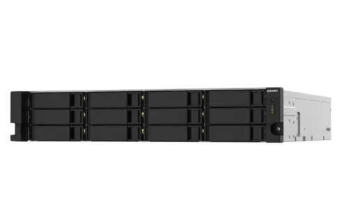 QNAP   12-Bay   TS-1232PXU-RP-4G   AnnapurnaLabs Alpine   AL324 quad-core   Processor frequency 1.7 GHz   4 GB   DDR4