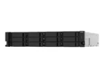 QNAP   12-Bay   TS-1232PXU-RP-4G   AnnapurnaLabs Alpine   AL324 quad-core   Processor frequency 1.7 GHz   4 GB   DDR4
