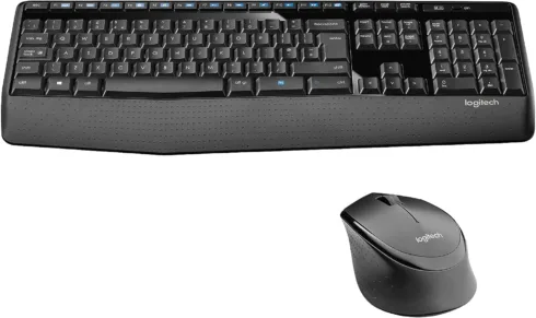 Logitech   MK345   Keyboard and Mouse Set   Black