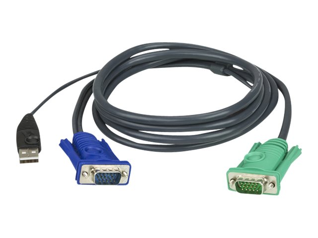 337894-2l-5203u-4710423772915-0.webp Aten 3M USB KVM Cable with 3 in 1 SPHD Aten 3M USB KVM Cable with 3 in 1 SPHD 2L-5203U