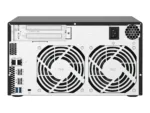 QNAP   8-Bay QTS NAS   TS-832PX-4G   Up to 8 HDD/SSD Hot-Swap   AnnapurnaLabs Alpine   AL324 ARM Cortex-A57 Quad-Core   Processor frequency 1.7 GHz   4 GB   DDR4