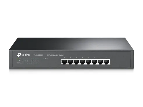TP-LINK   8-Port Gigabit Switch   TL-SG1008   Unmanaged   Desktop/Rackmountable