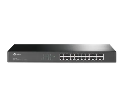 TP-LINK   Switch   TL-SF1024   Unmanaged   Rackmountable   10/100 Mbps (RJ-45) ports quantity 24   Power supply type External