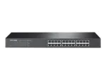 TP-LINK   Switch   TL-SF1024   Unmanaged   Rackmountable   10/100 Mbps (RJ-45) ports quantity 24   Power supply type External