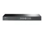 TP-LINK   Switch   TL-SF1016   Unmanaged   Rackmountable   10/100 Mbps (RJ-45) ports quantity 16   Power supply type External
