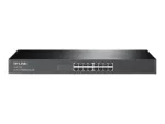 TP-LINK   Switch   TL-SF1016   Unmanaged   Rackmountable   10/100 Mbps (RJ-45) ports quantity 16   Power supply type External