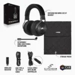 Corsair   High-Fidelity Gaming Headset   VIRTUOSO RGB WIRELESS XT   Wireless/Wired   Over-Ear   Black   Wireless