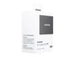 Portable SSD T7 2000 GB, šoninis vaizdas su USB 3.2 prievadu