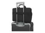 Lenovo   ThinkPad Essential 15.6″ Topload (Sustainable & Eco-friendly, made with recycled PET: Total 7.5% Exterior: 24%)   Essential   Fits up to size 16 ”   Topload   Black   Shoulder strap