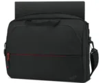 Lenovo   ThinkPad Essential 15.6″ Topload (Sustainable & Eco-friendly, made with recycled PET: Total 7.5% Exterior: 24%)   Essential   Fits up to size 16 ”   Topload   Black   Shoulder strap