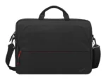 Lenovo   ThinkPad Essential 15.6″ Topload (Sustainable & Eco-friendly, made with recycled PET: Total 7.5% Exterior: 24%)   Essential   Fits up to size 16 ”   Topload   Black   Shoulder strap
