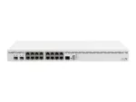 Mikrotik Cloud Core Router CCR2004-16G-2S+, 2x10G SFP+ ports, 16x Gigabit LAN ports, 1x RJ45 Serial port, 4 core CPU, 4 GB RAM, Dual redundant power supply, CPU and PCB temperature monitor, RouterOS L6   Cloud Core Router   CCR2004-16G-2S+   No Wi-Fi   1   12 month(s)
