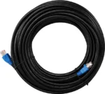 Goobay   CAT 6 Outdoor-patch cable, U/UTP   94393   Black RJ45 male (8P8C)   RJ45 male (8P8C)