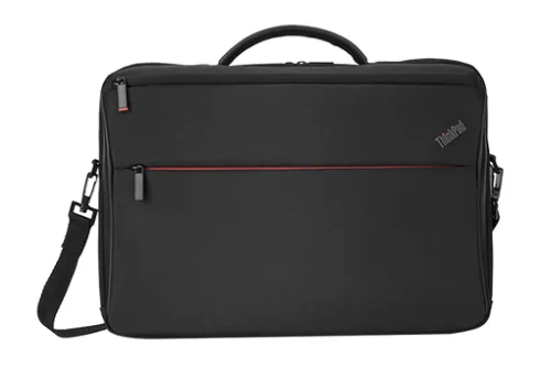Lenovo   ThinkPad Essential 13-14-inch Slim Topload（Sustainable & Eco-friendly, made with recycled PET: Total 7.5% Exterior: 24%)   Essential   Fits up to size 14 ”   Topload   Black   Shoulder strap