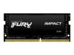 Atminties modulis Kingston Fury Impact, šoninis vaizdas su 260 pinų SO-DIMM jungtimi