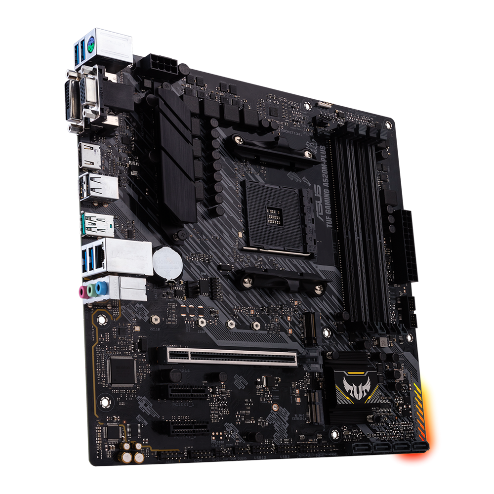 343745-90mb17f0-m0eay0-4711081154273-0.webp Asus TUF GAMING A520M-PLUS Processor family AMD Processor socket AM4 DDR4 Memory slots 4 Supported hard disk drive interfaces SATA, M.2 Number of SATA connectors 4 Chipset AMD A520 Micro ATX