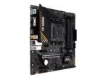 Asus   TUF GAMING A520M-PLUS   Processor family  AMD   Processor socket AM4   DDR4   Memory slots 4   Supported hard disk drive interfaces SATA, M.2   Number of SATA connectors 4   Chipset  AMD A520   Micro ATX