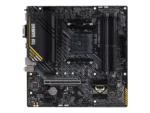 Asus   TUF GAMING A520M-PLUS II   Processor family AMD   Processor socket AM4   DDR4 DIMM   Memory slots 4   Supported hard disk drive interfaces 	SATA, M.2   Number of SATA connectors 4   Chipset  AMD A520   Micro ATX