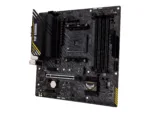 Asus   TUF GAMING A520M-PLUS II   Processor family AMD   Processor socket AM4   DDR4 DIMM   Memory slots 4   Supported hard disk drive interfaces 	SATA, M.2   Number of SATA connectors 4   Chipset  AMD A520   Micro ATX