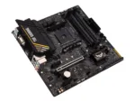 Asus   TUF GAMING A520M-PLUS II   Processor family AMD   Processor socket AM4   DDR4 DIMM   Memory slots 4   Supported hard disk drive interfaces 	SATA, M.2   Number of SATA connectors 4   Chipset  AMD A520   Micro ATX