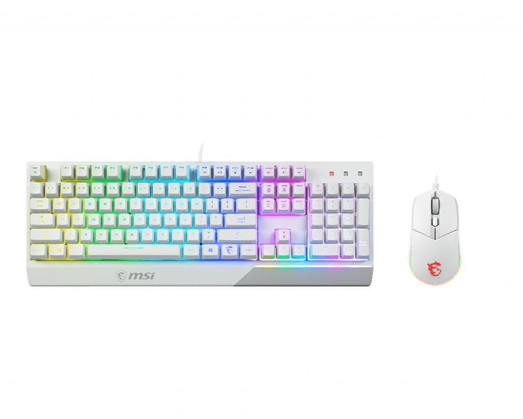 344180-vigor-gk30-combo-white-us-4719072813895-0.webp MSI Vigor GK30 COMBO WHITE Keyboard and Mouse Set Wired Mouse included US White