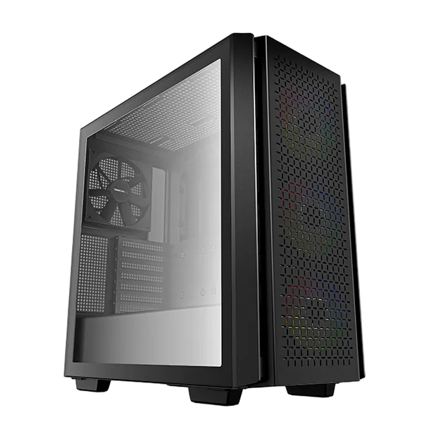 344424-r-cg560-bkaae4-g-1-6933412714774-0.webp Deepcool MID TOWER CASE CG560 Side window Black Mid-Tower ATX PS2