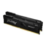Atminties modulis Kingston Fury Beast, matomas iš šono su 288-pin DIMM